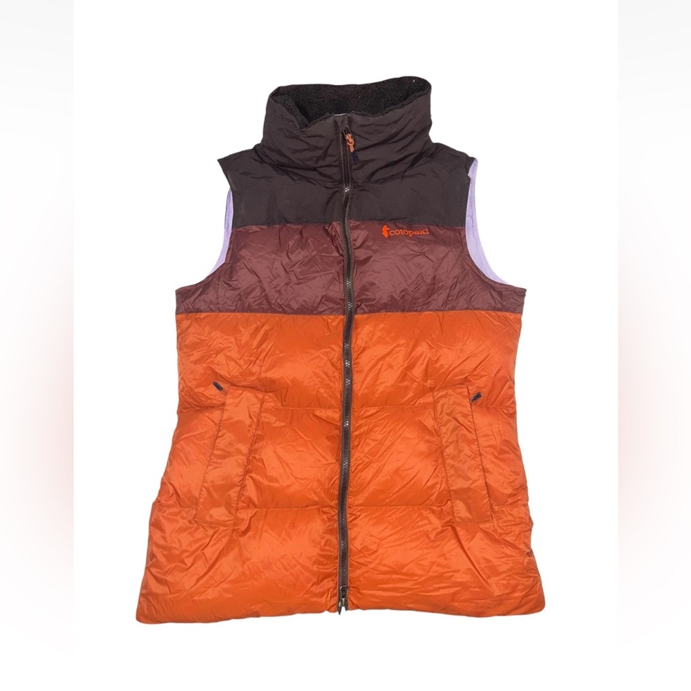 Cotopaxi Women's Solazo Down Cavern & Spice Puffer Vest Size Small